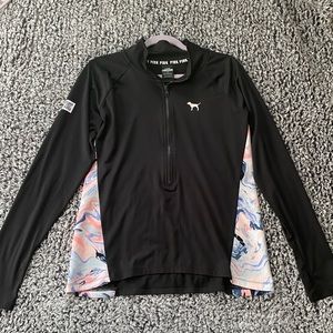 VS PINK Ultimate Deep Zip Pullover